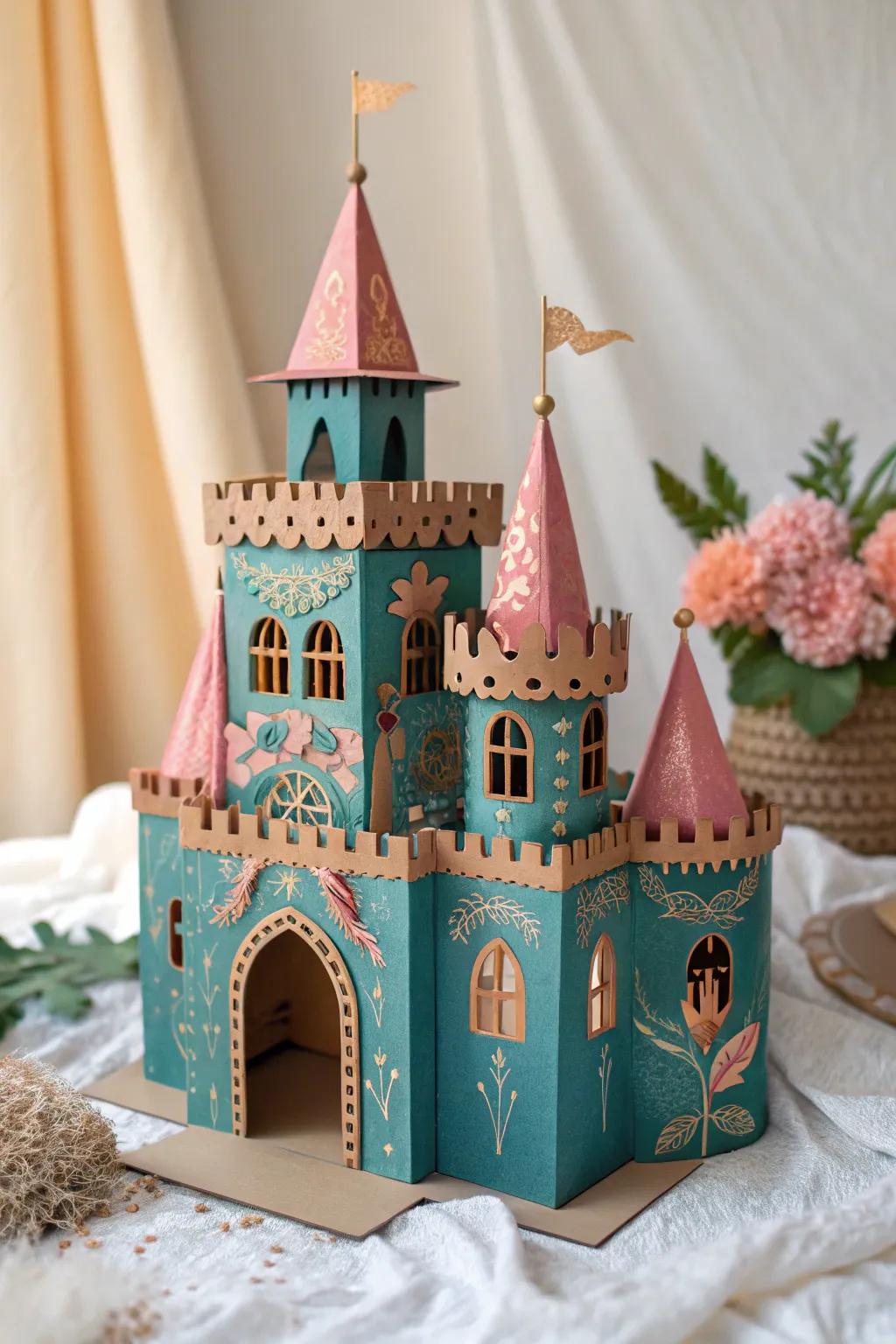 Turn regular cardboard into a magical place with your creative imagination and a splash of paint!