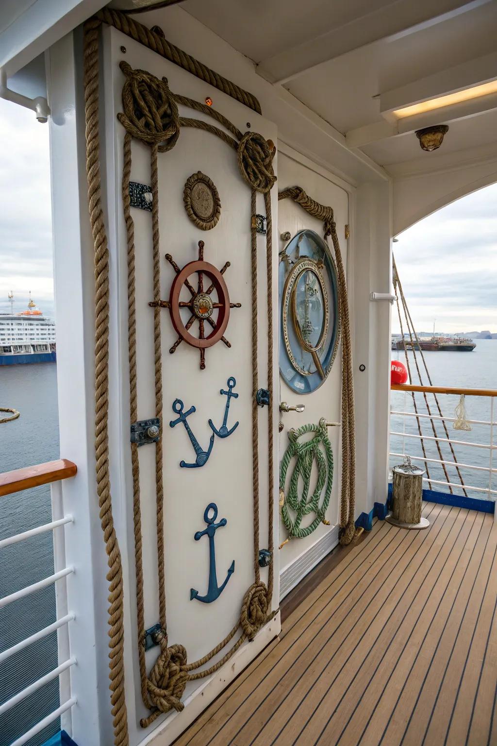 Seize the spirit of the ocean through marine-themed decorations.