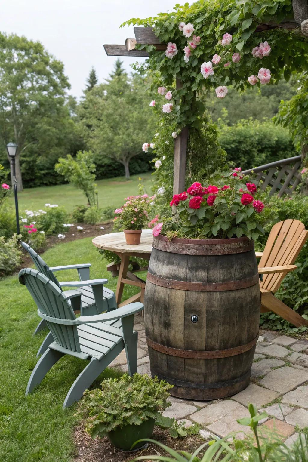 Revived furnishings bring a green feel to garden style.