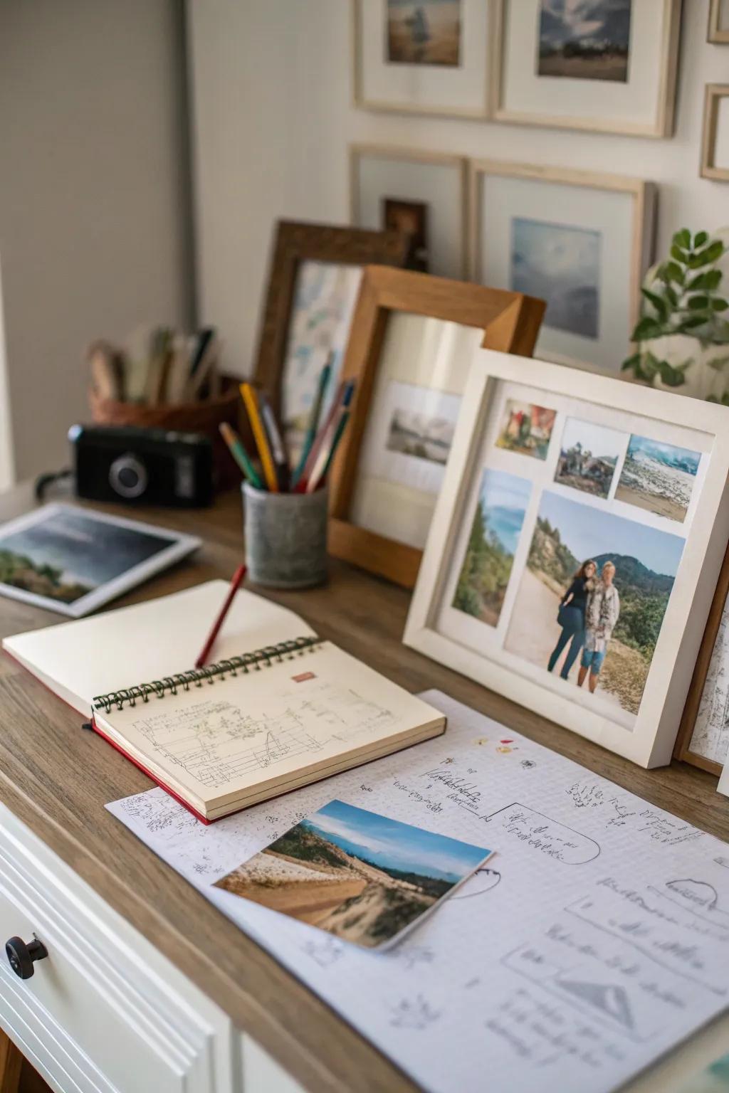 Personal nuances make your workspace seem like home.
