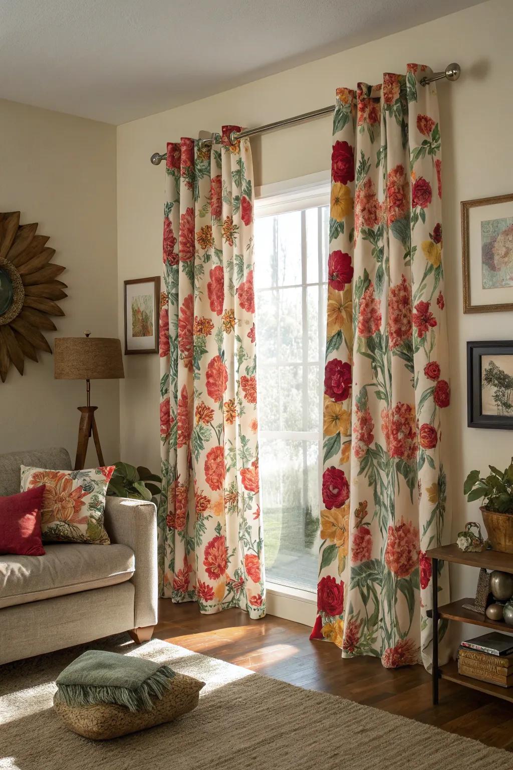 Bold patterns make a statement, transforming any room.