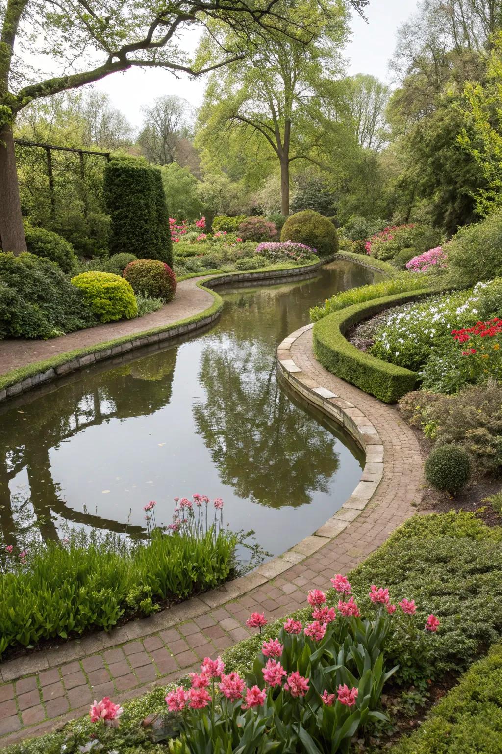 Distinctive pond shapes bestow a personalized touch on every garden.