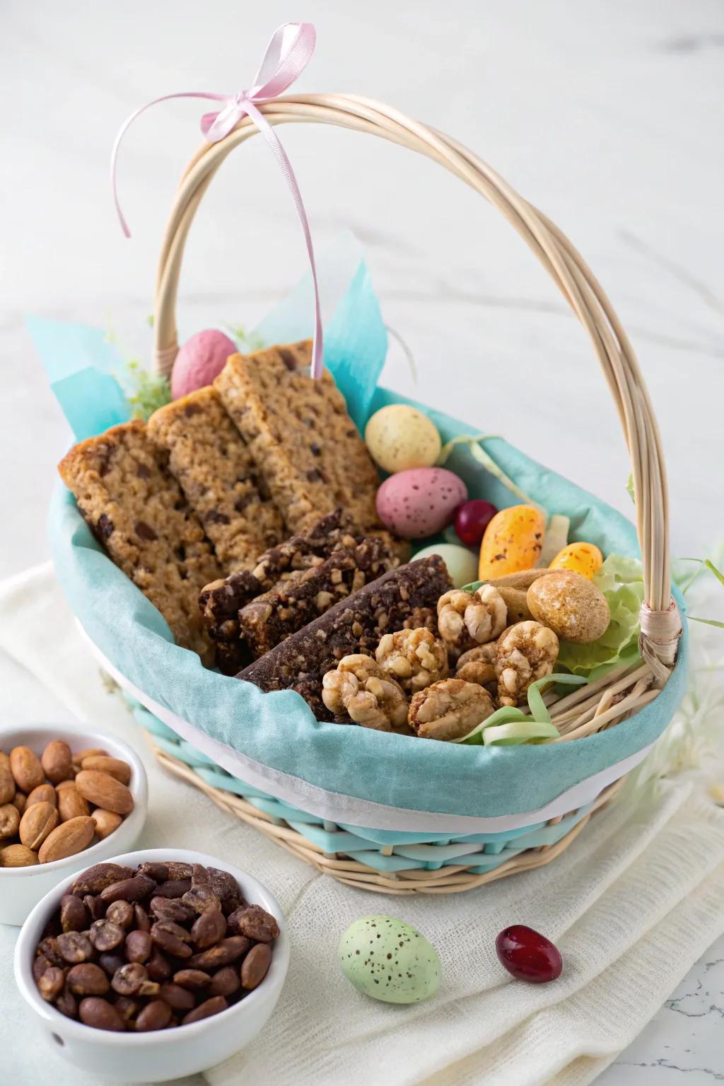 Nutritious treats to sustain energy levels.