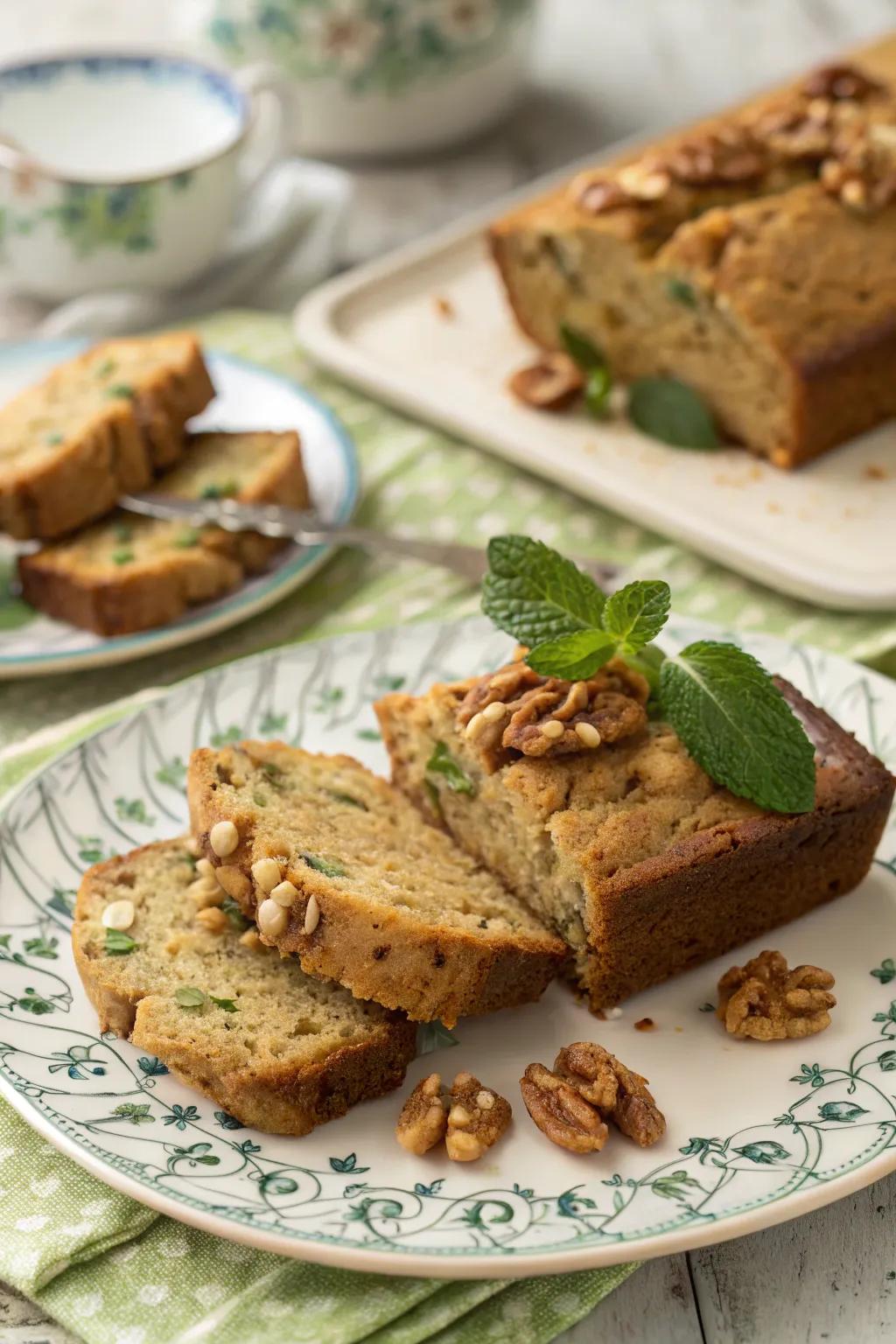Classic zucchini bread, perfect for Easter brunch.