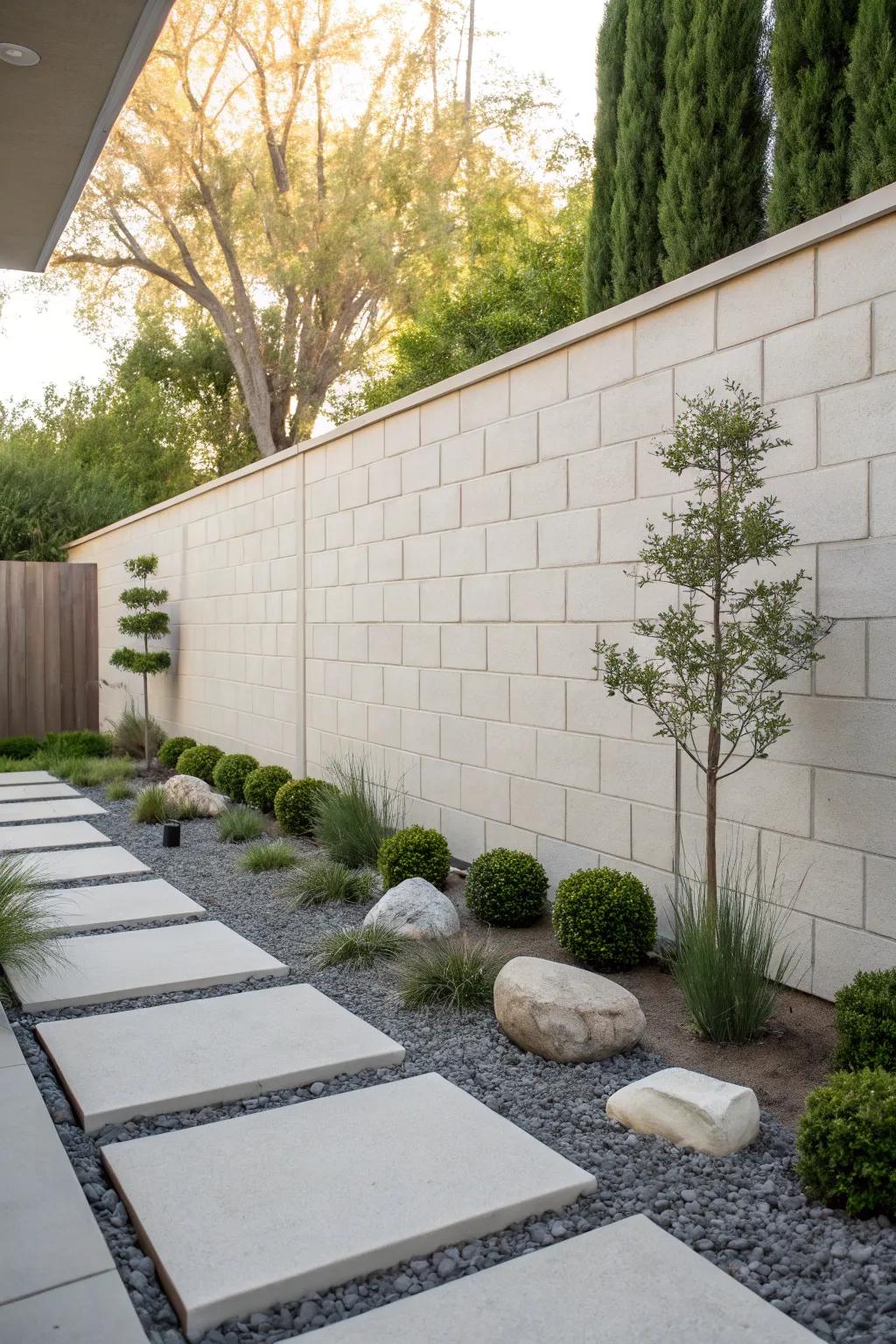 Cement plaster provides a clean, sophisticated finish to any exterior wall.
