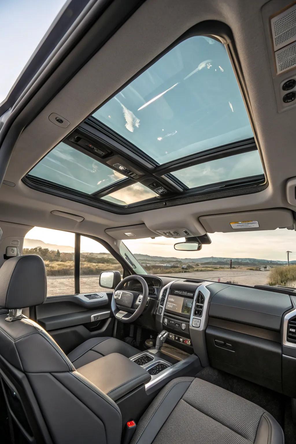 A flowing top provides a modern spin to your traditional truck.