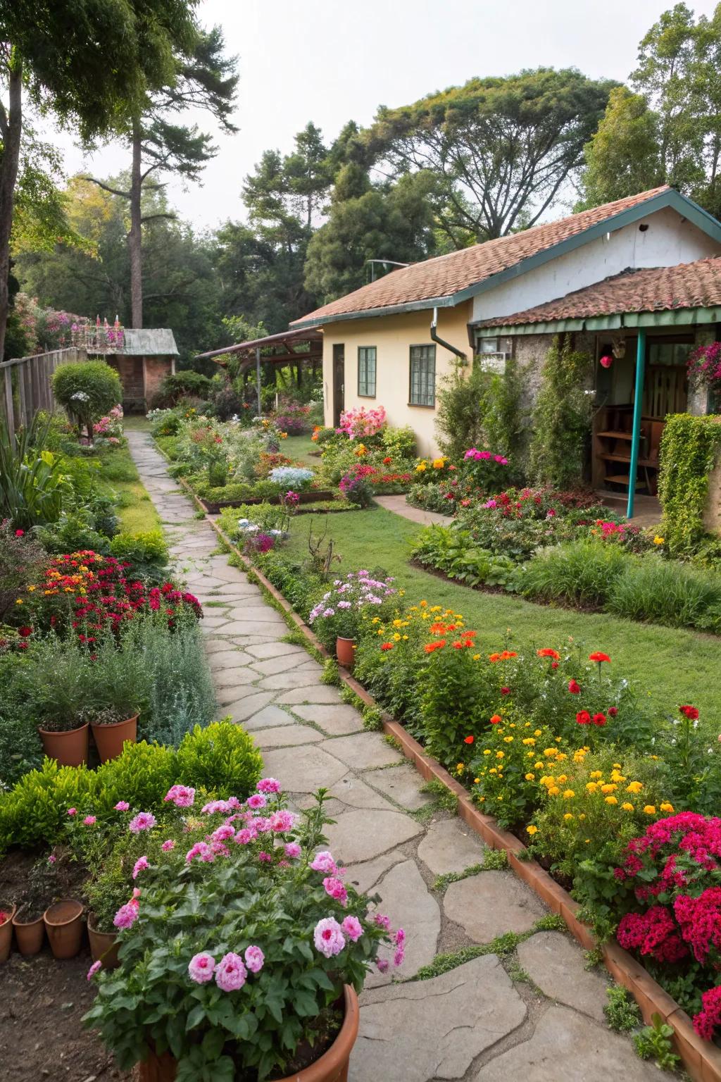 Personal gardens offering a unique touch and a place of escape.
