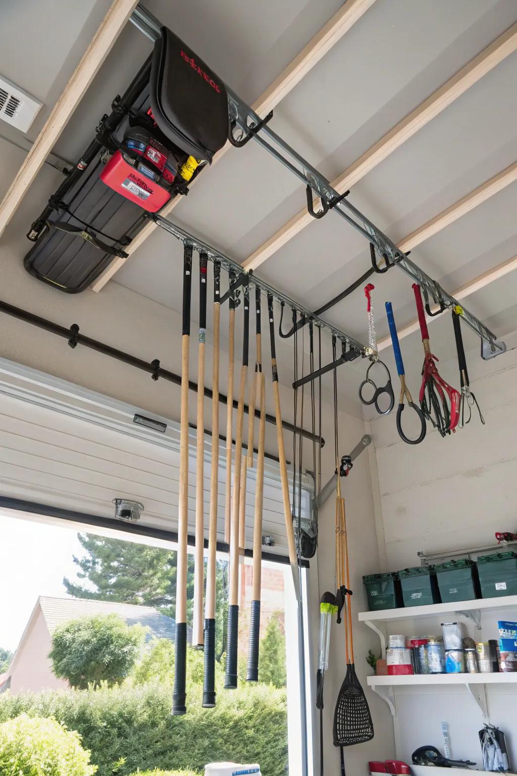 Overhead storage for efficient space utilization.