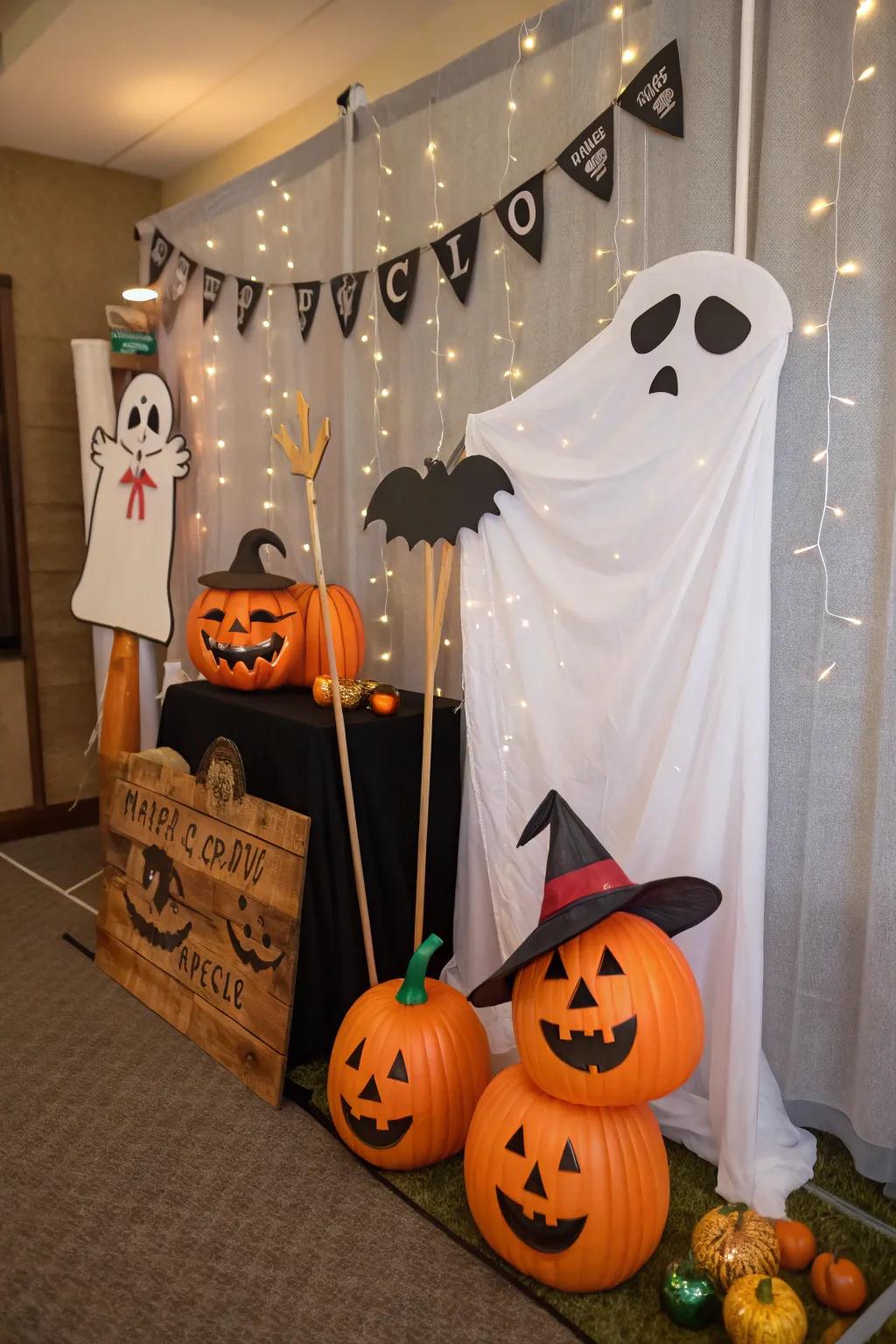 Capture the night’s memories with a themed photo booth.