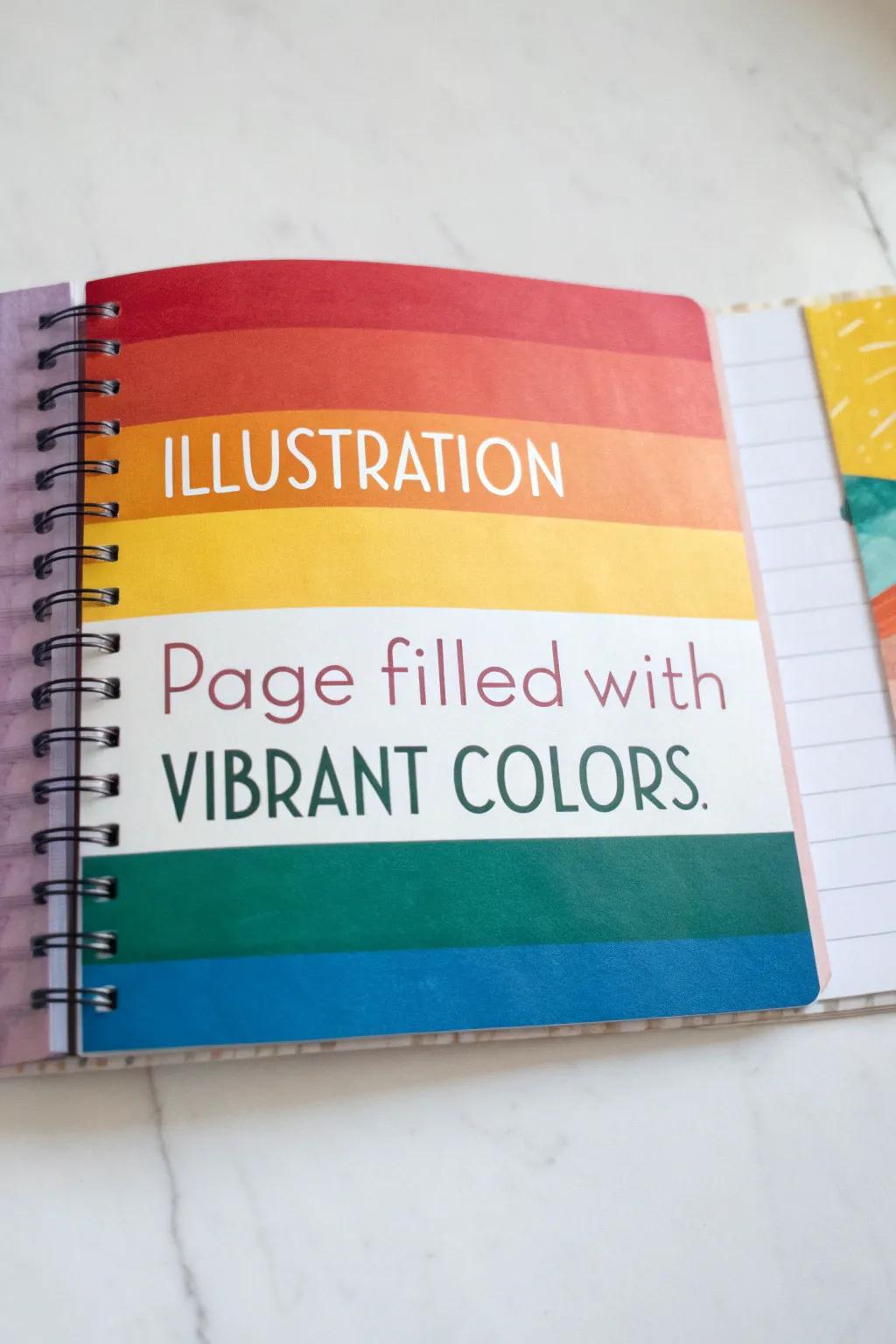 Let vibrant color blends make your headers unforgettable.