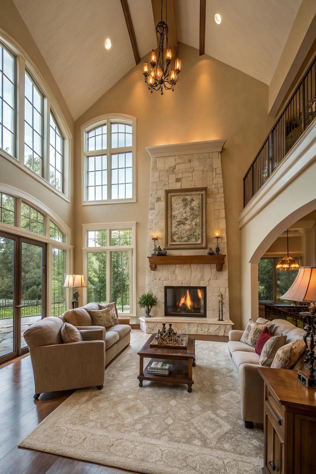 Take full advantage of space by having an open, airy design.