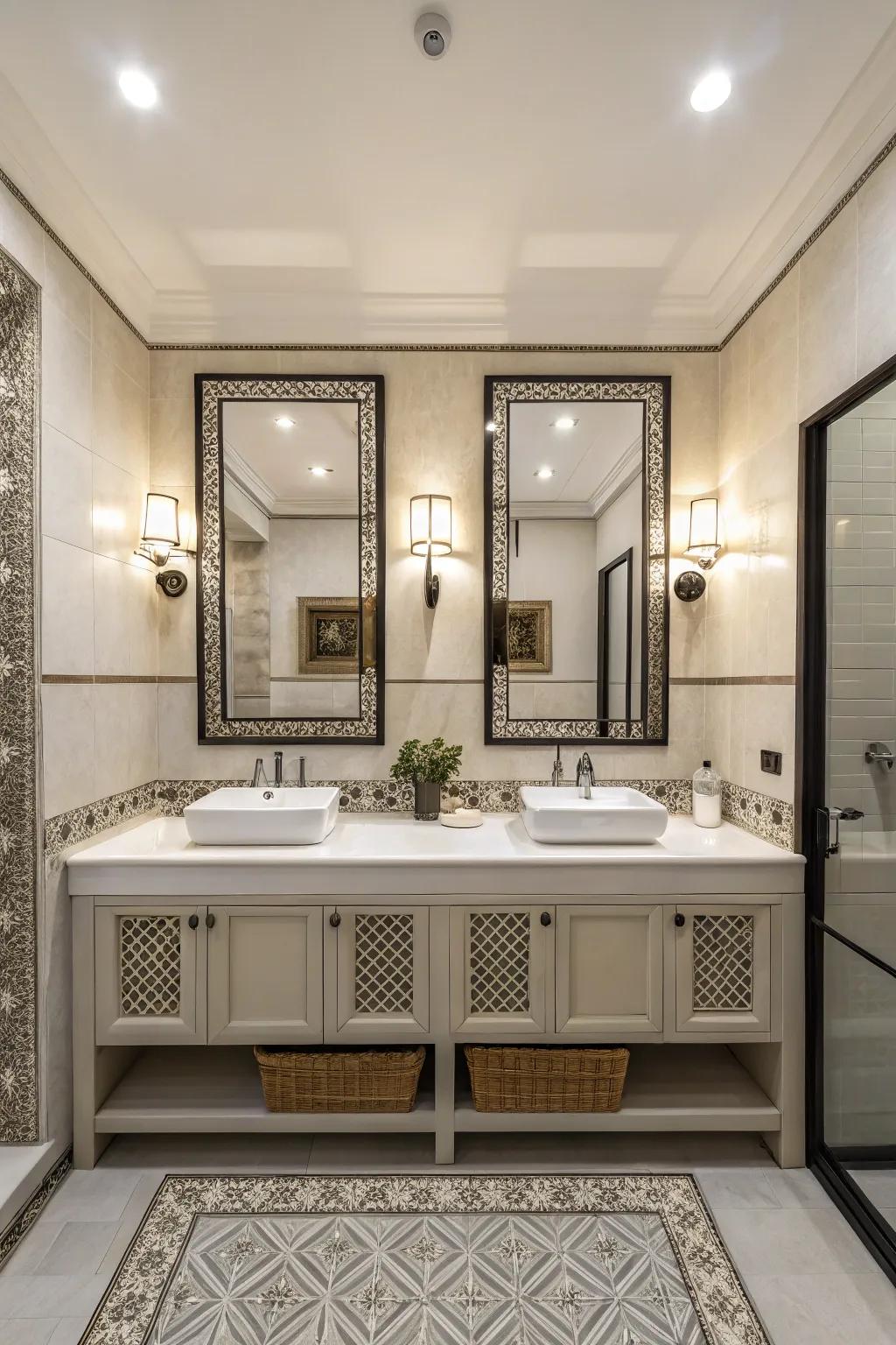 Symmetrical layout for a balanced aesthetic.