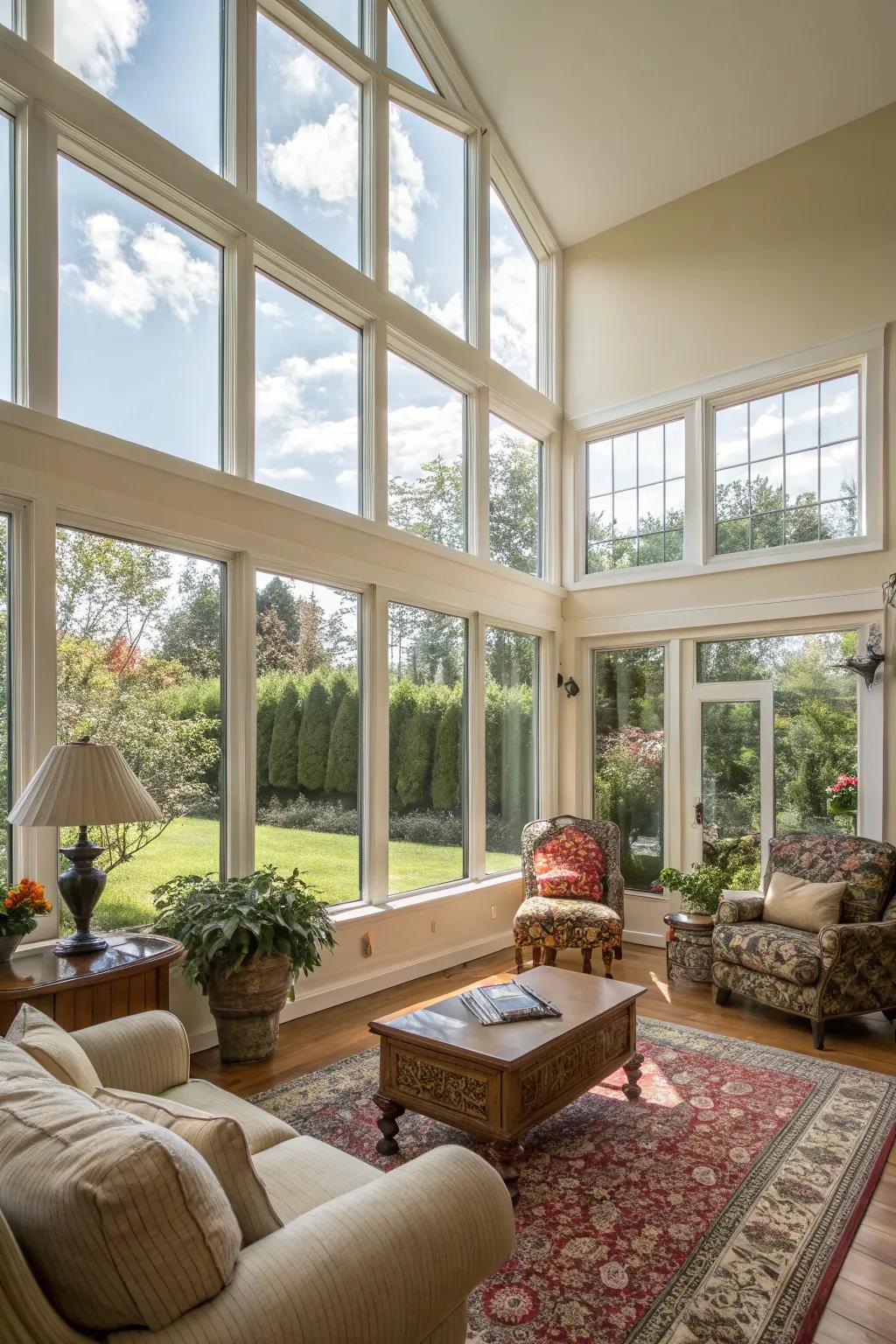 Energy-efficient windows brighten your home while saving on energy bills.