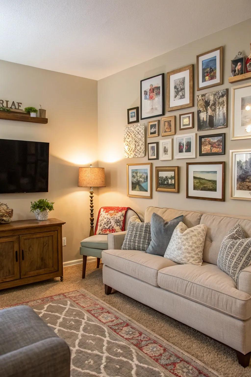 Gallery walls are a personal storytelling medium