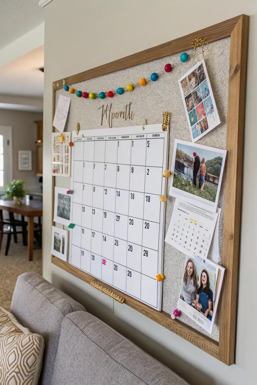 Remain aware of your agenda with this straightforward monthly schedule.