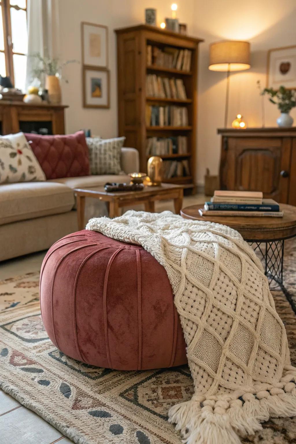 Textured details make your decorations feel luxurious