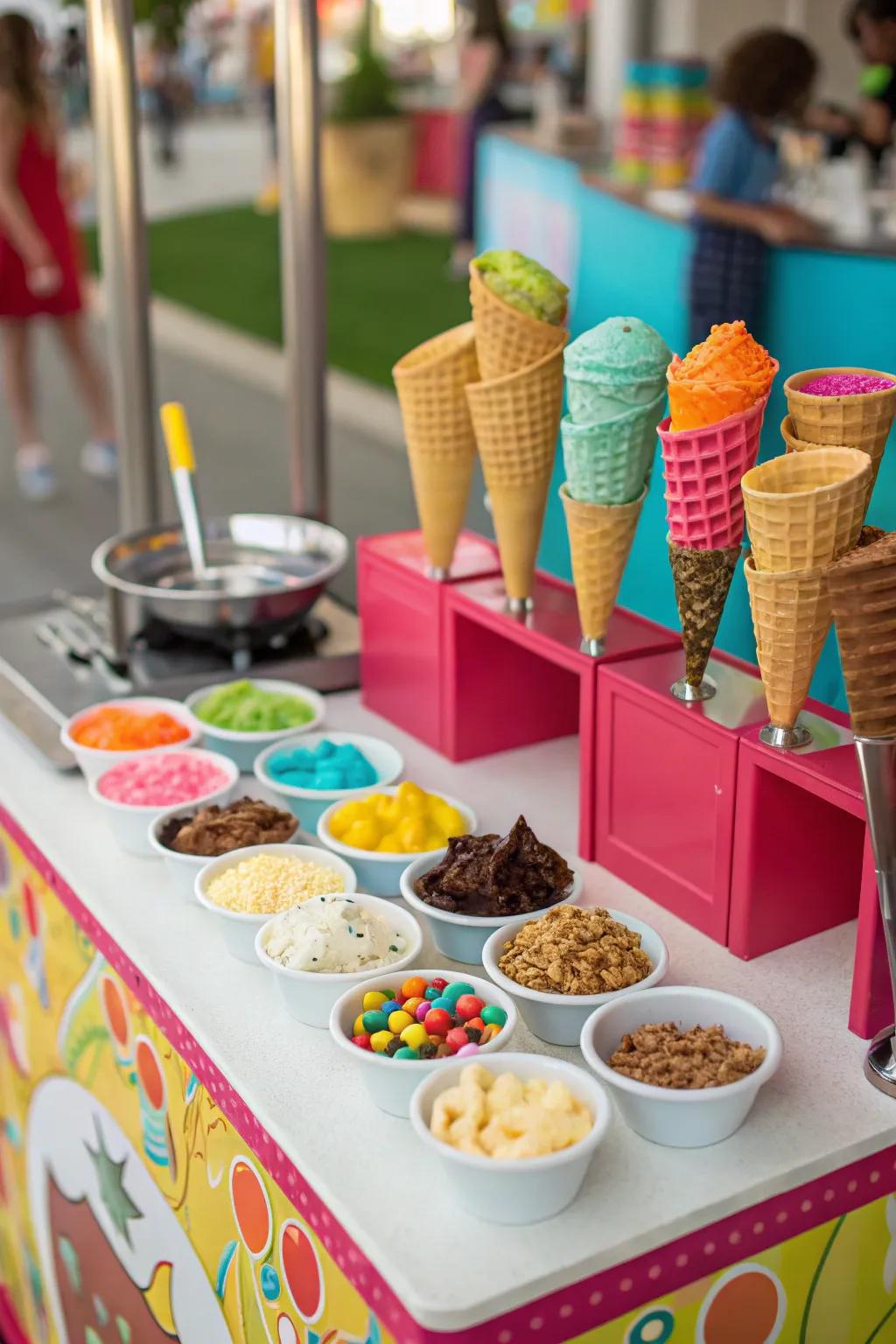 A hands-on cone creation hub that thrills ice cream lovers of all ages.