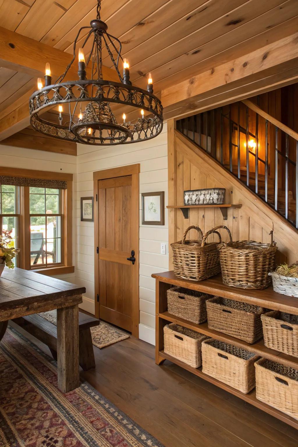 Country features enrich character and charm to the aesthetic.