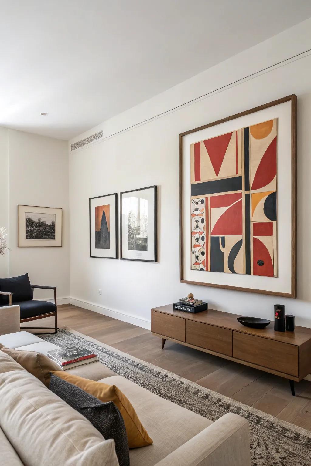 Permit a solitary surround to assert a bold statement.