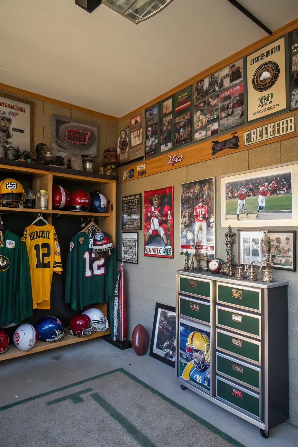Showcase your passions through themed decor.
