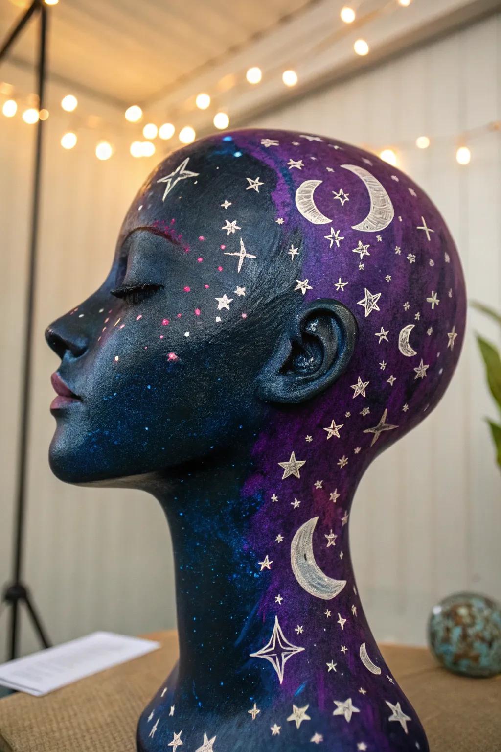 Cosmic themes compose a captivating, dreamy presentation.