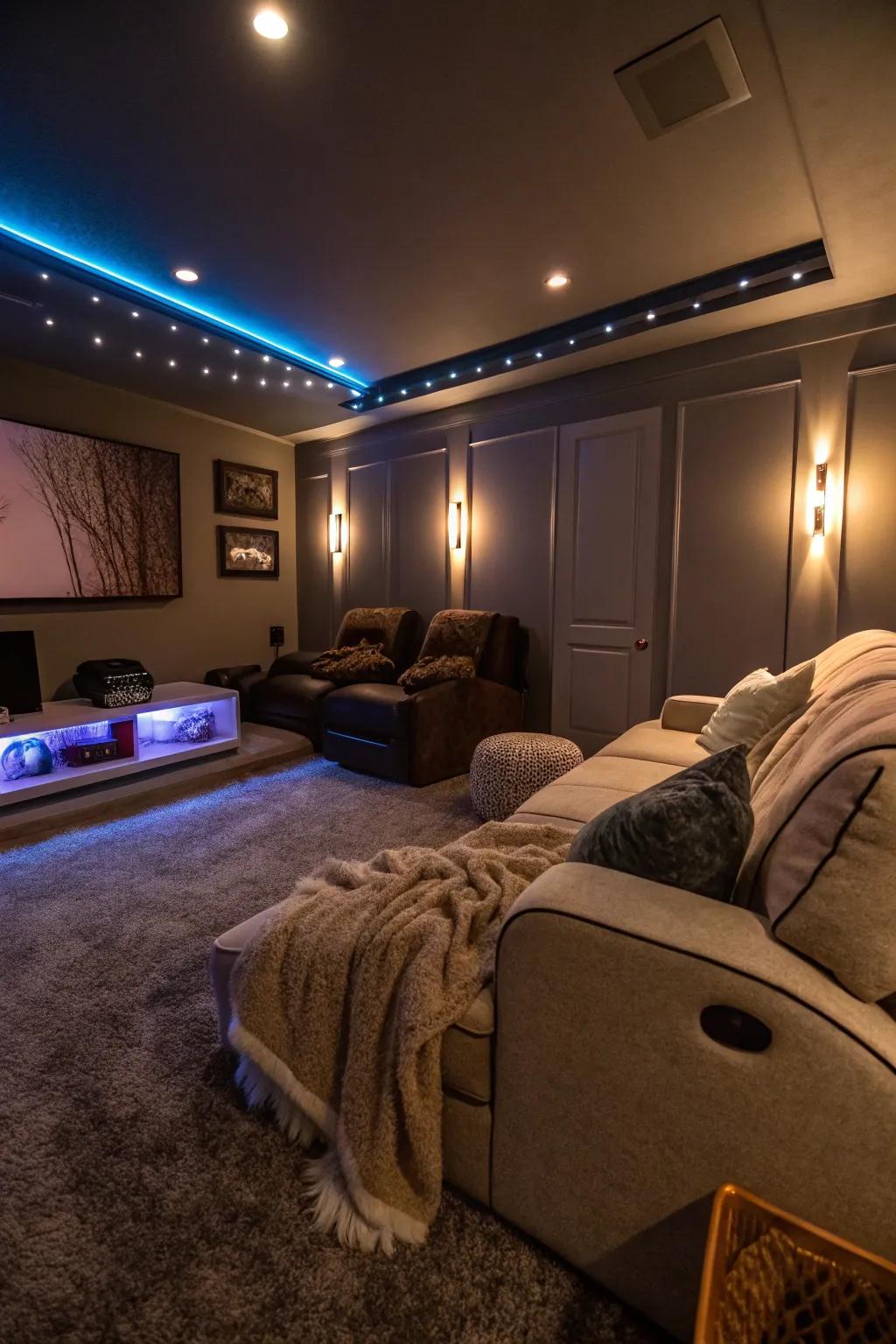 With ambient lighting, every movie feels like a special event.