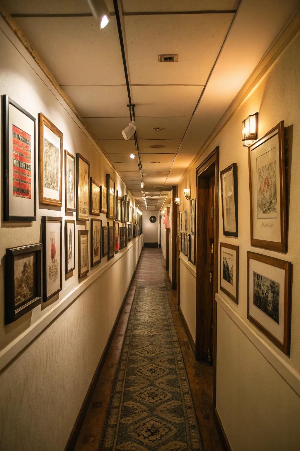 Change your hall into a display area with hand-picked pieces.