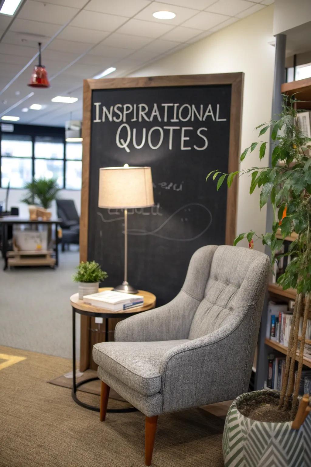 Let your office be a place where you get inspired every day.