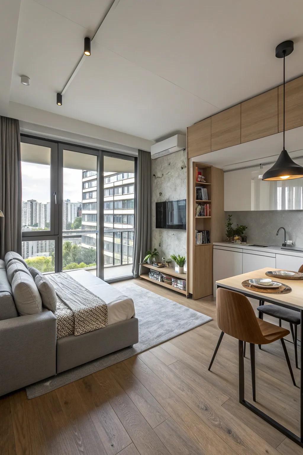 Thoughtful design converts small areas into multi-functional spaces.