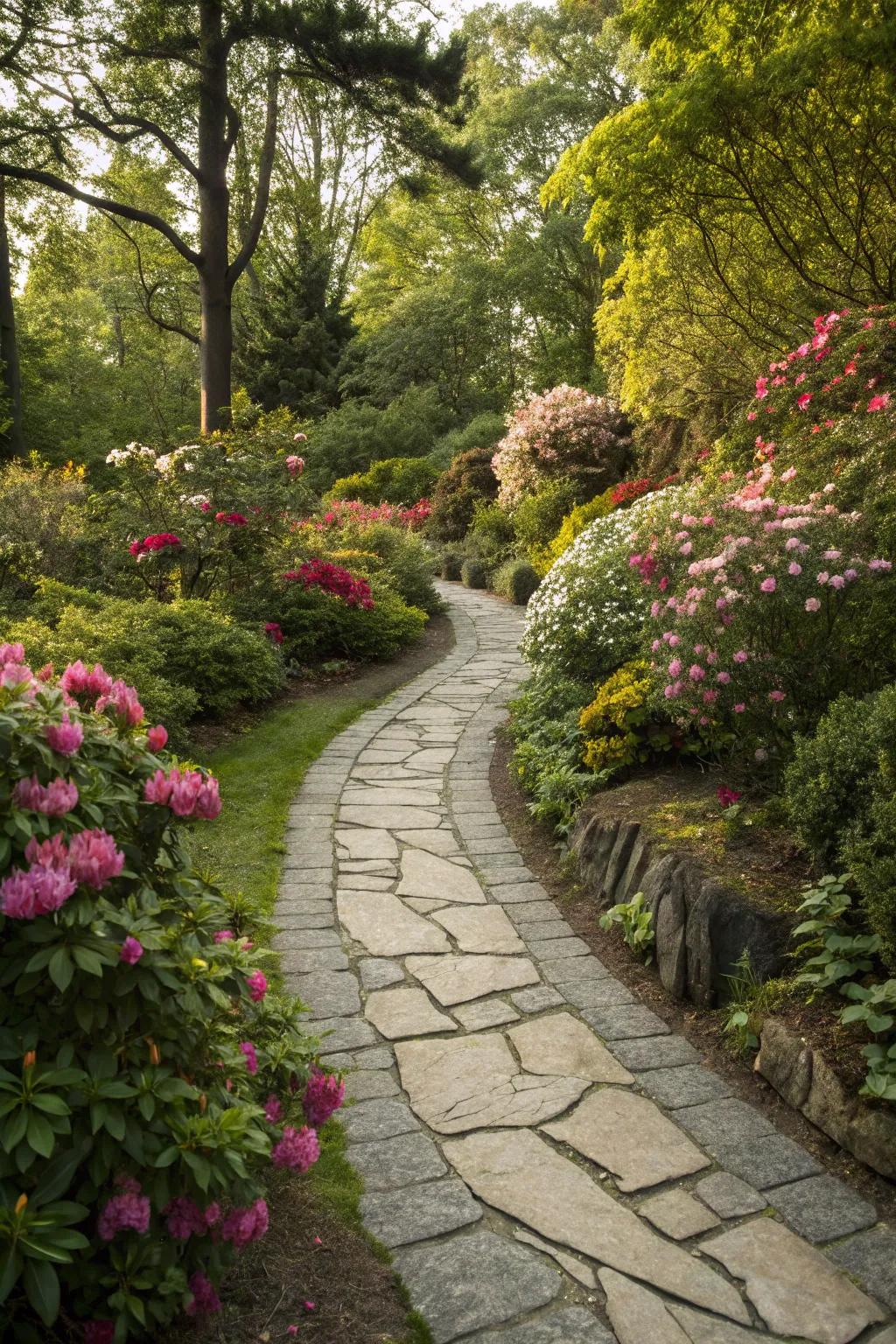 Mesmerize your garden with thoughtfully crafted paths and walkways.