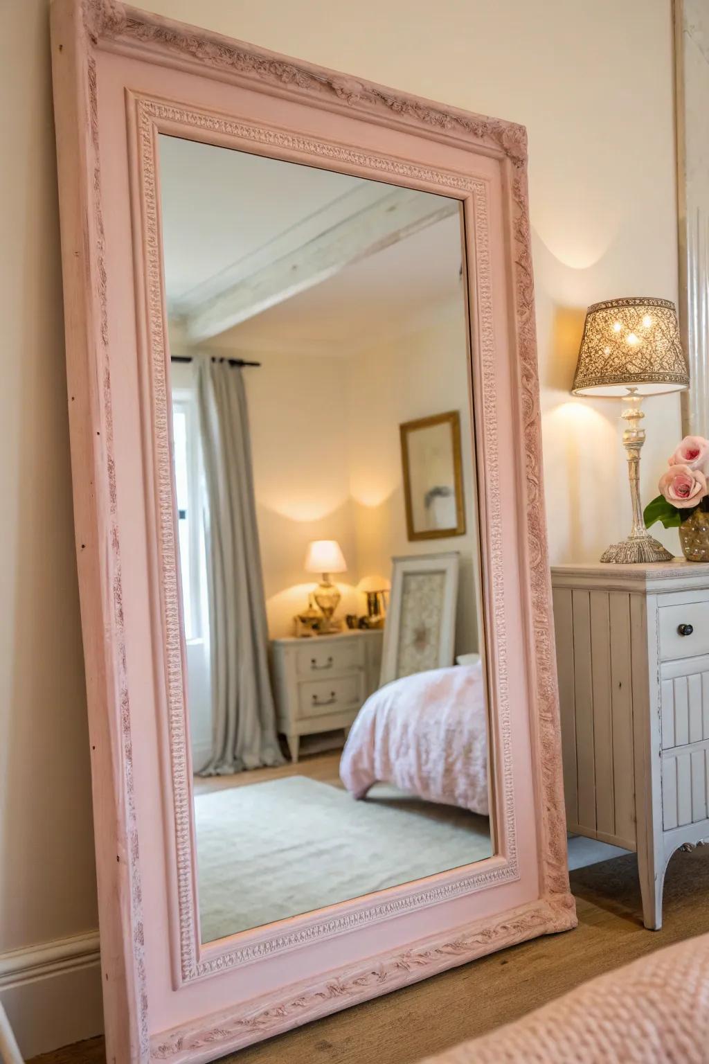 Delicate shades bestow a serene impression.