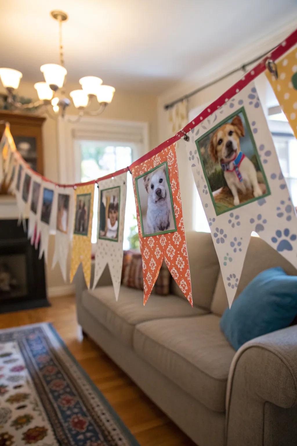 A pet lover's banner featuring adorable pet photos.