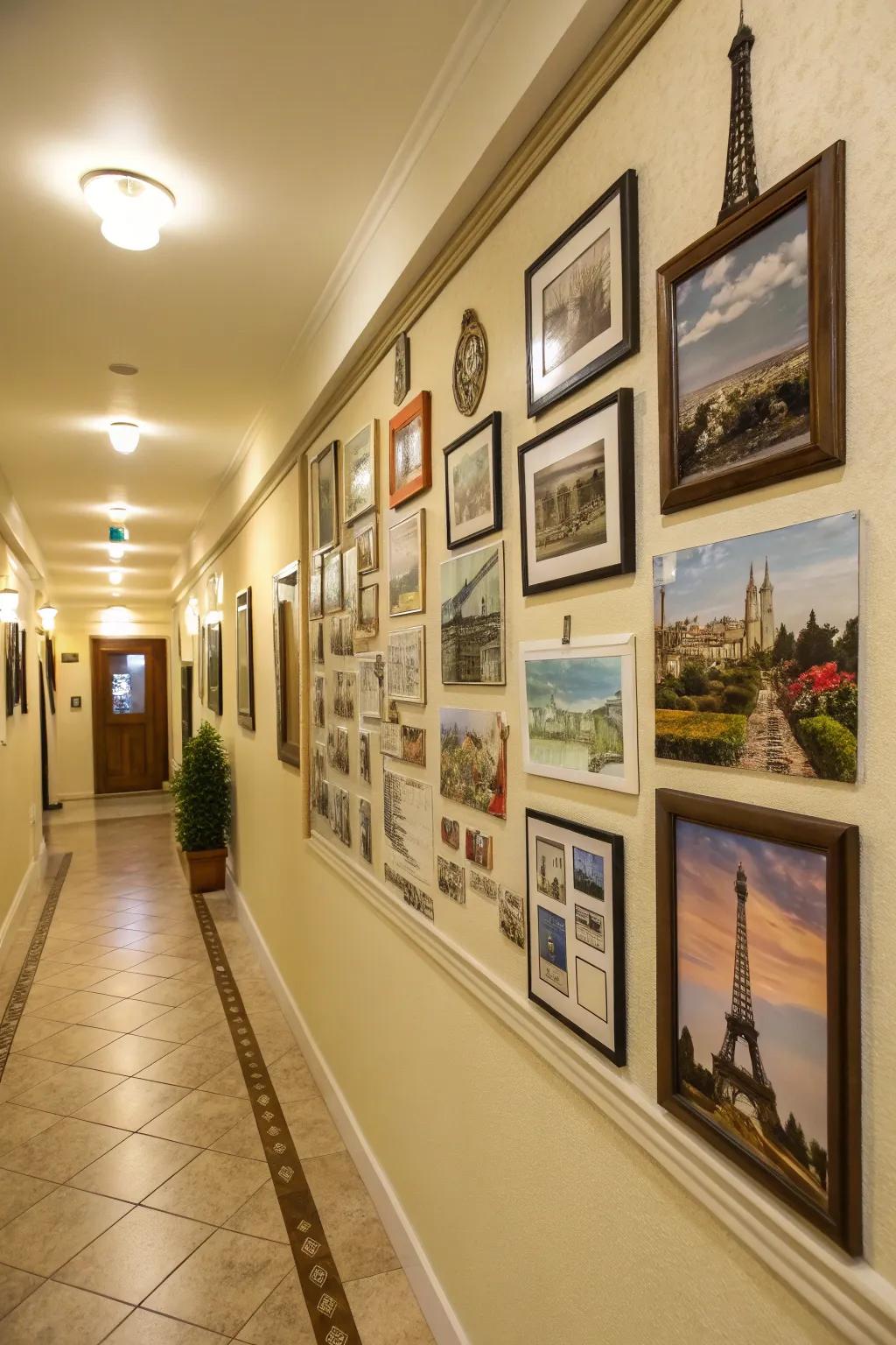 A travel-inspired display that revives adventures within your dwelling.