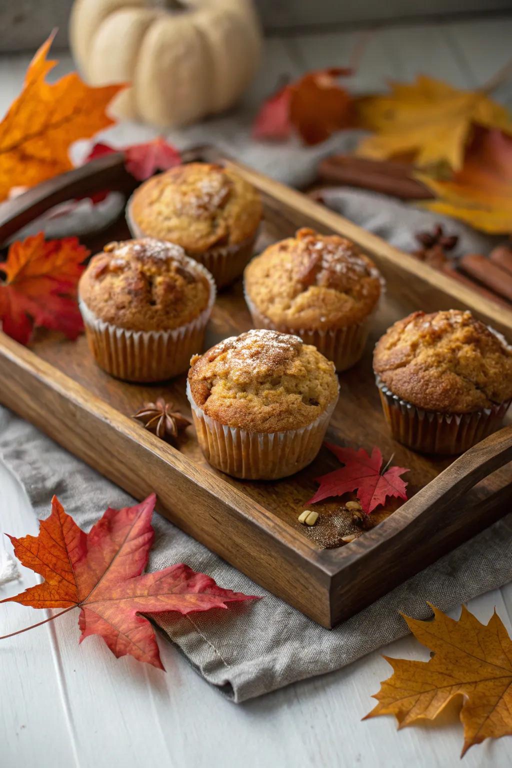 Gourd spice snacks are an autumn favorite.