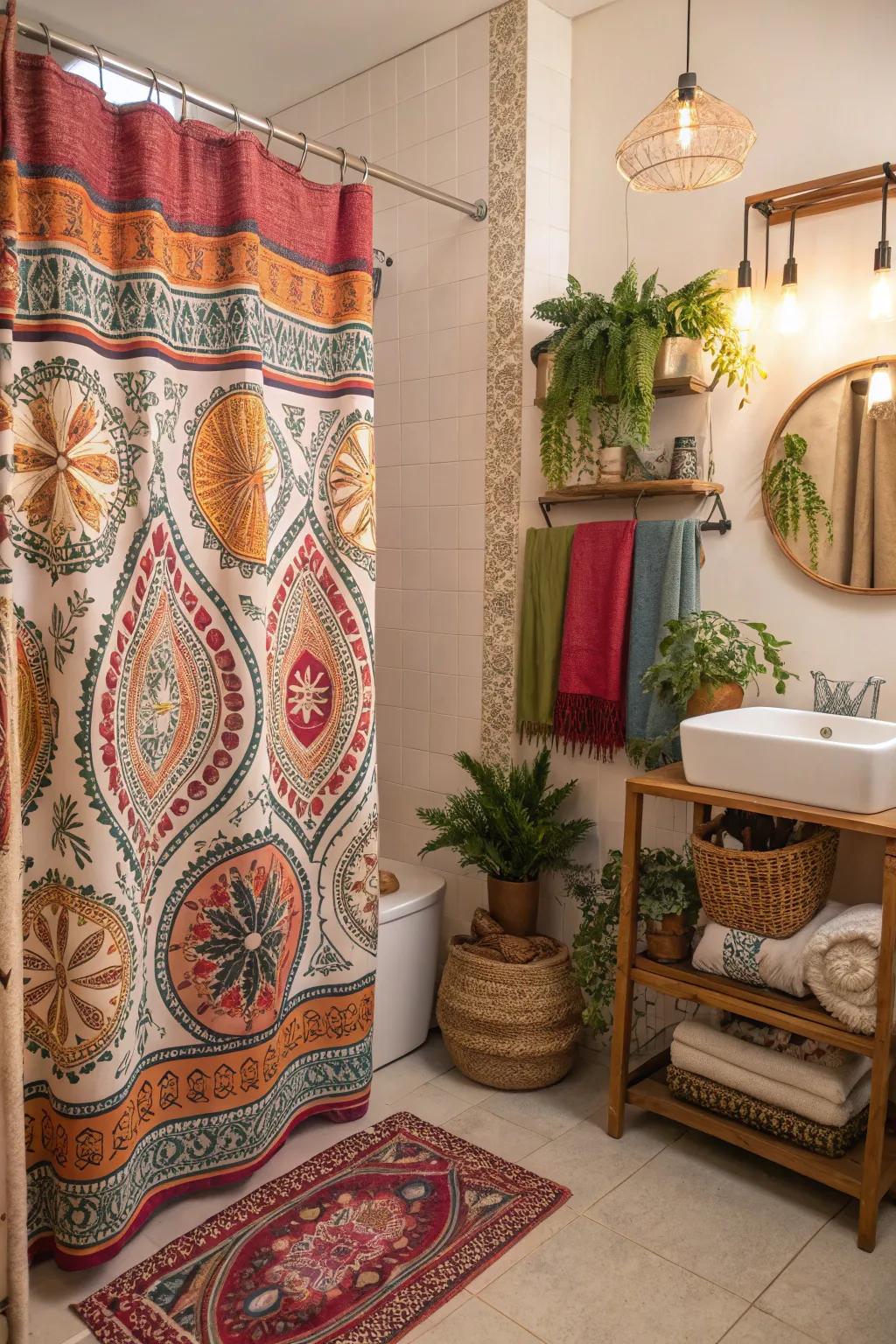 Bohemian styles encourage a relaxed and personal ambiance.