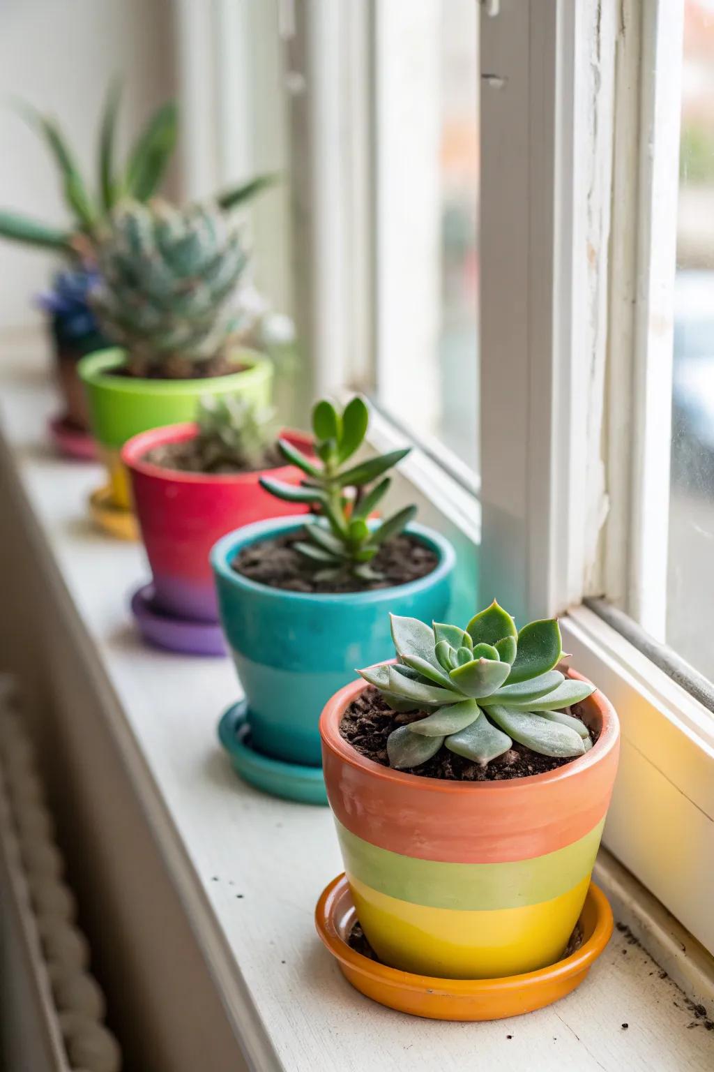 Teeny sprouts bringing a fresh touch to any space.
