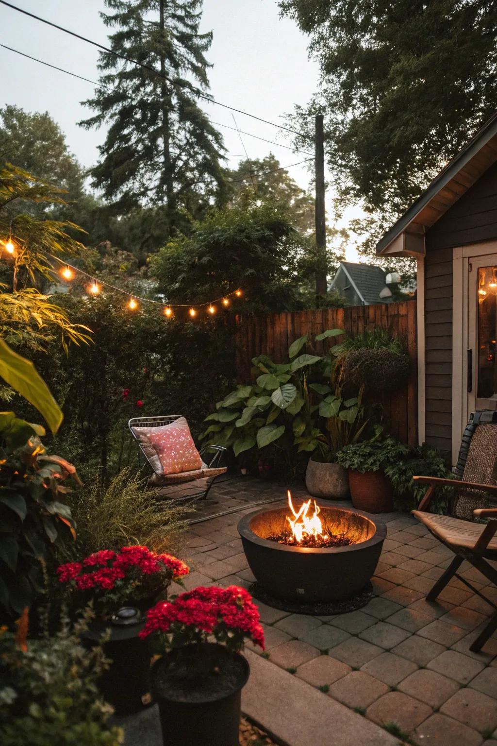 Greenery brings tranquility and privacy to your patio.