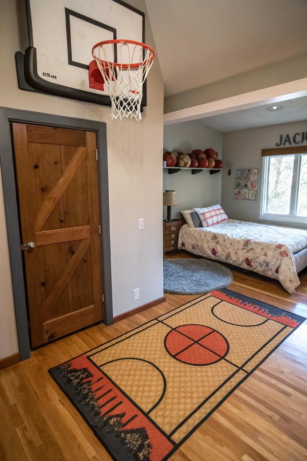 Add fun and function using an indoor target game.