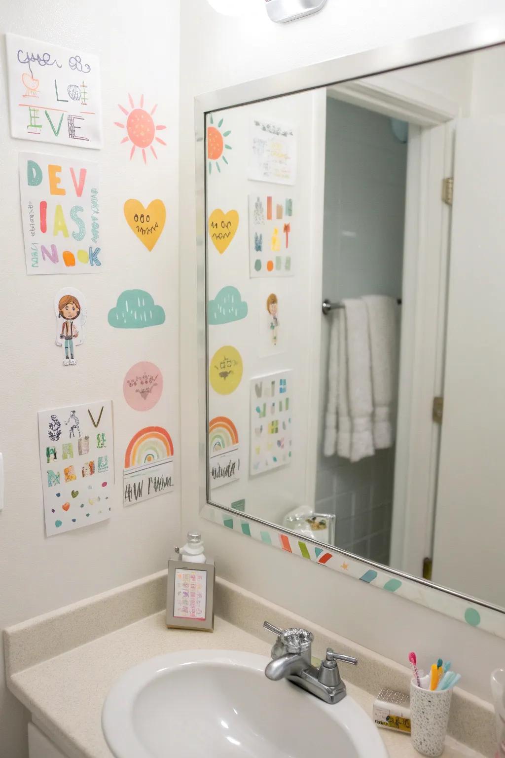 Begin each day with an injection of positivity through motivational decal sayings.