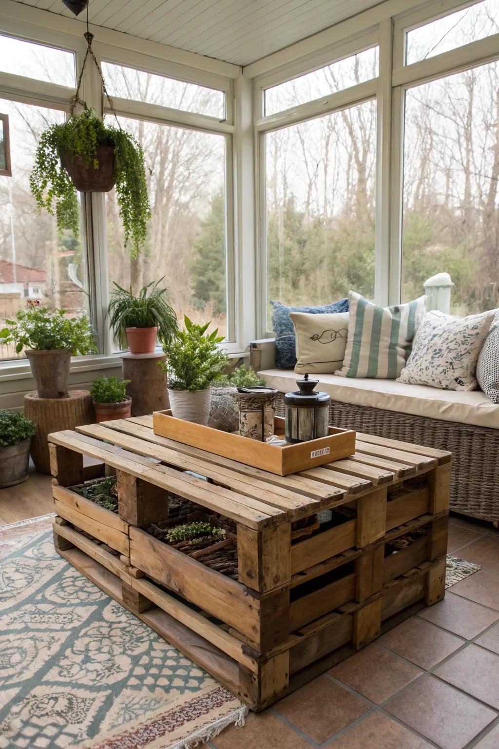 DIY furniture adds personality and saves money.