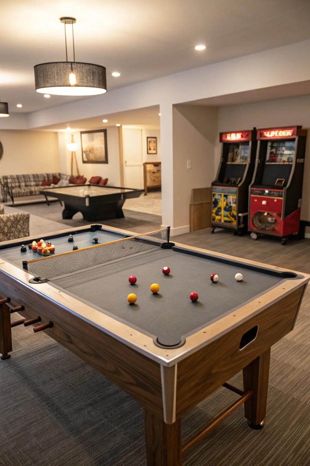 Traditional games provide continuous amusement.