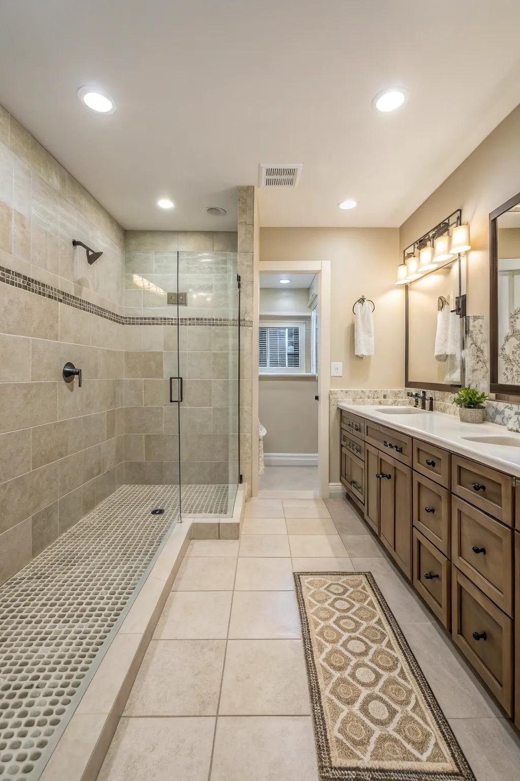 Uphold refinement via washing zone tile junctions.