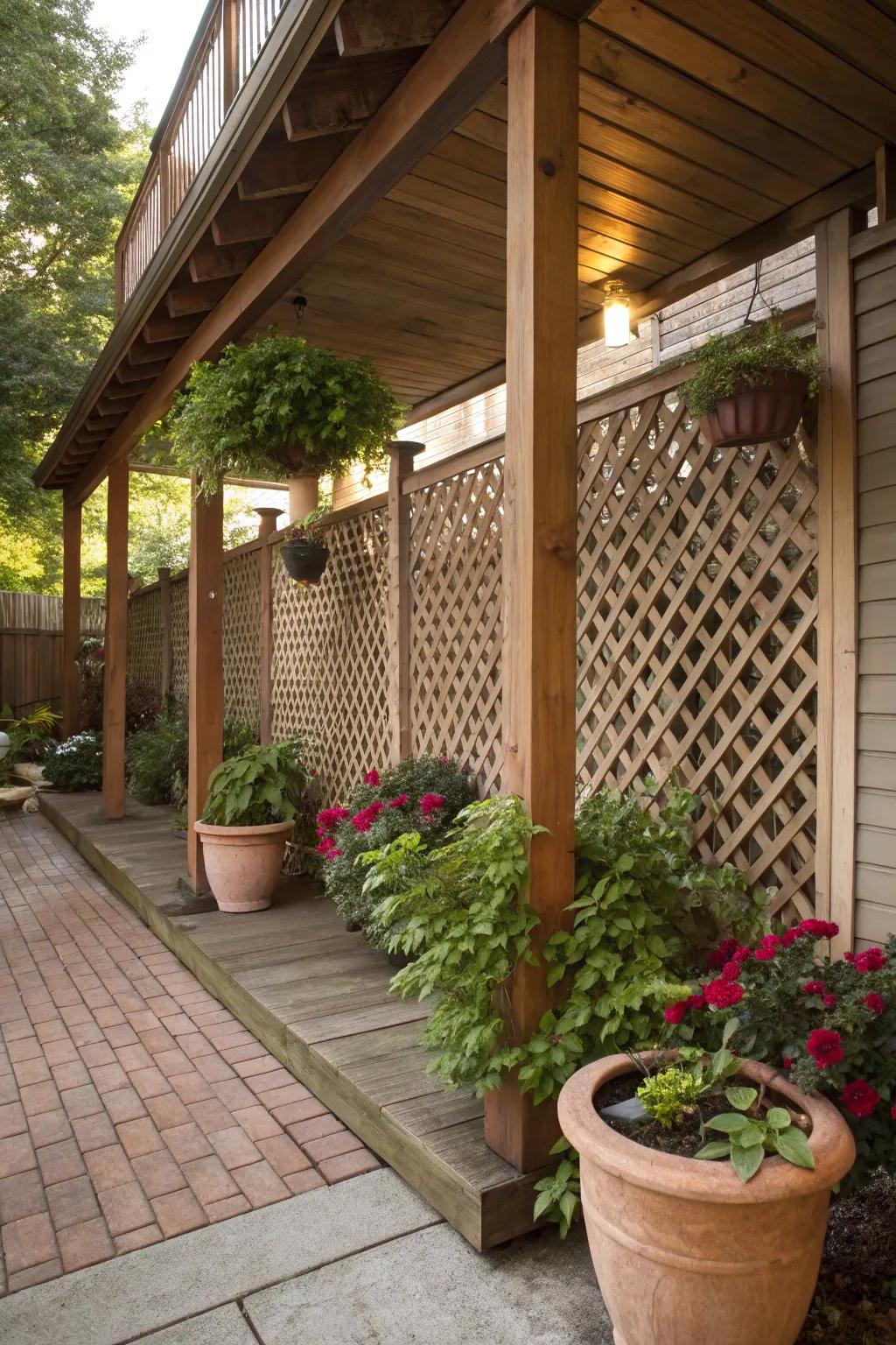 Add charm with decorative elements.