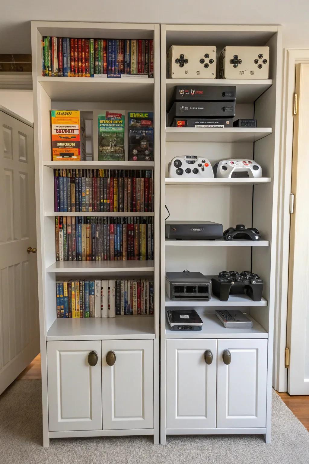 A blend of open and enclosed archiving for video games.