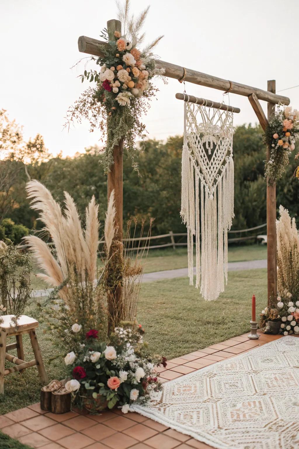 A free-spirited wedding theme encapsulating uninhibited elegance.