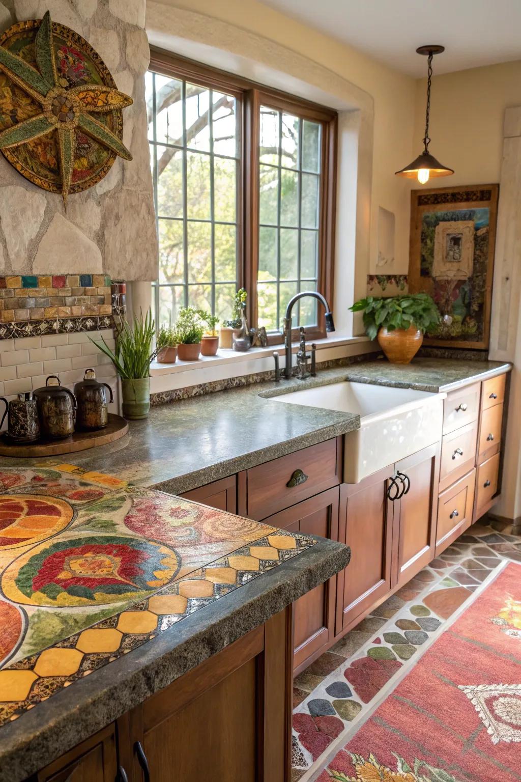 Remarkable stone countertops turn your kitchen into a showpiece.