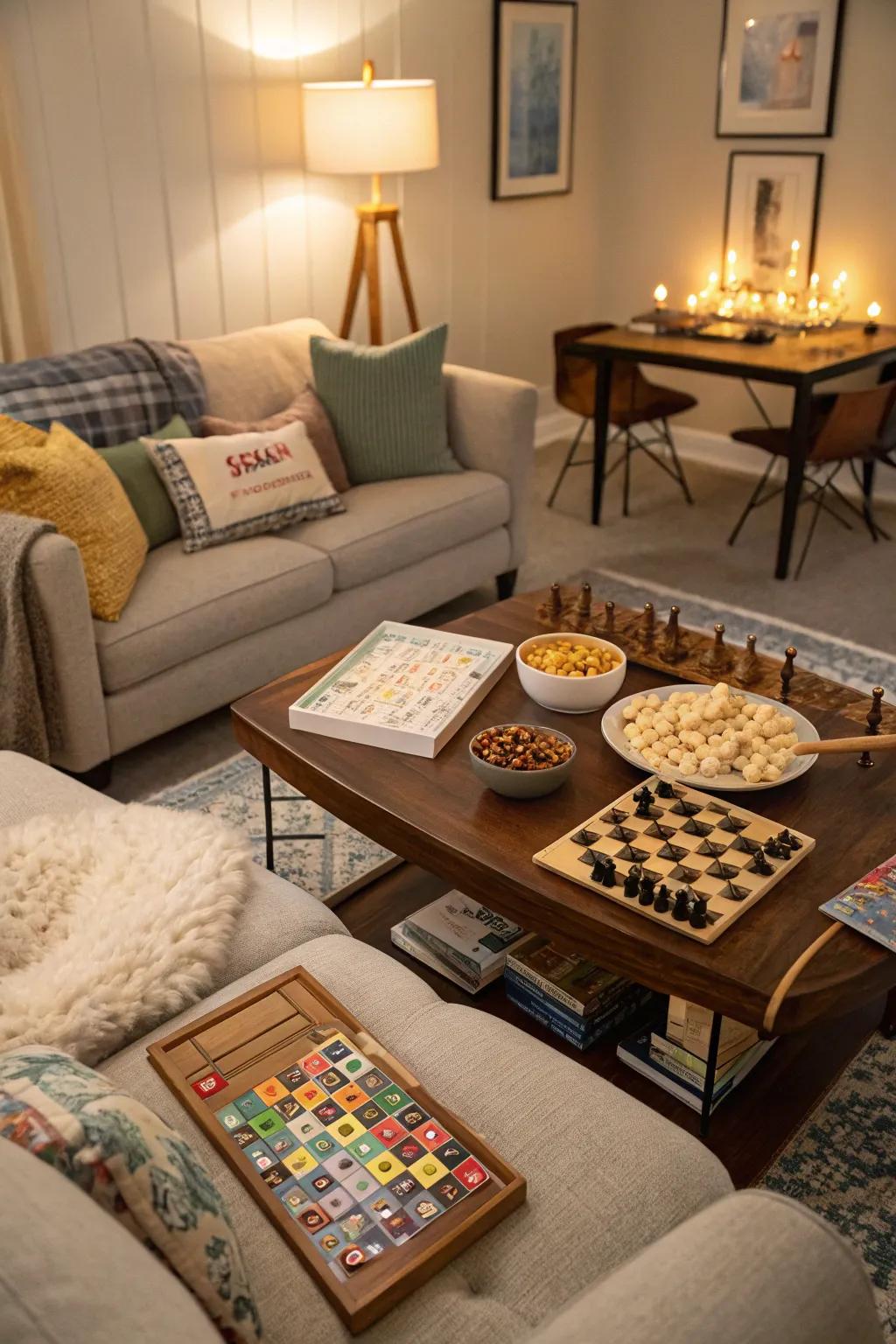Delight in a relaxed and pleasurable gaming evening alongside companions.