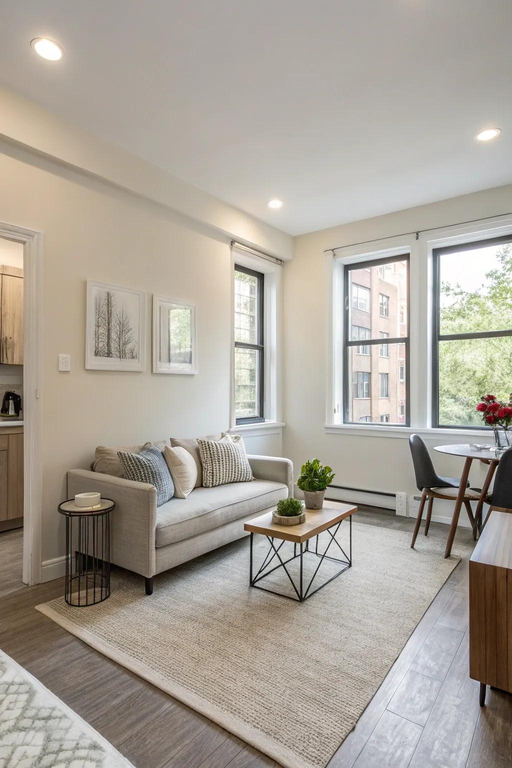 A minimalist design keeps your space serene, uncluttered, and beautifully simple.