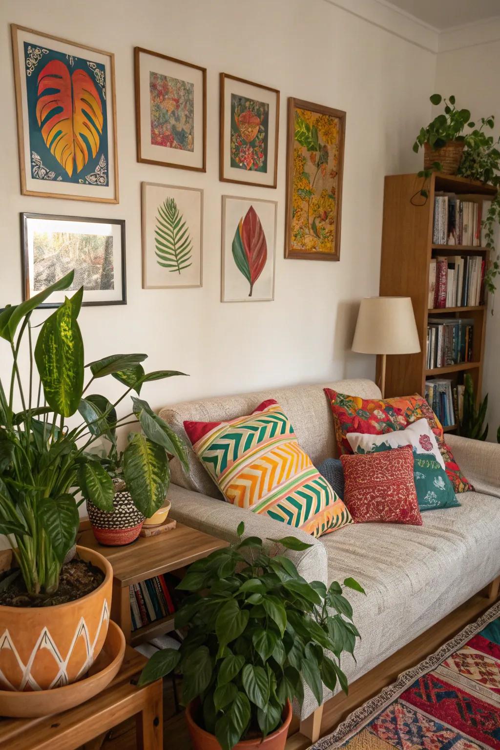 Ornamental embellishments provide warmth and individuality.