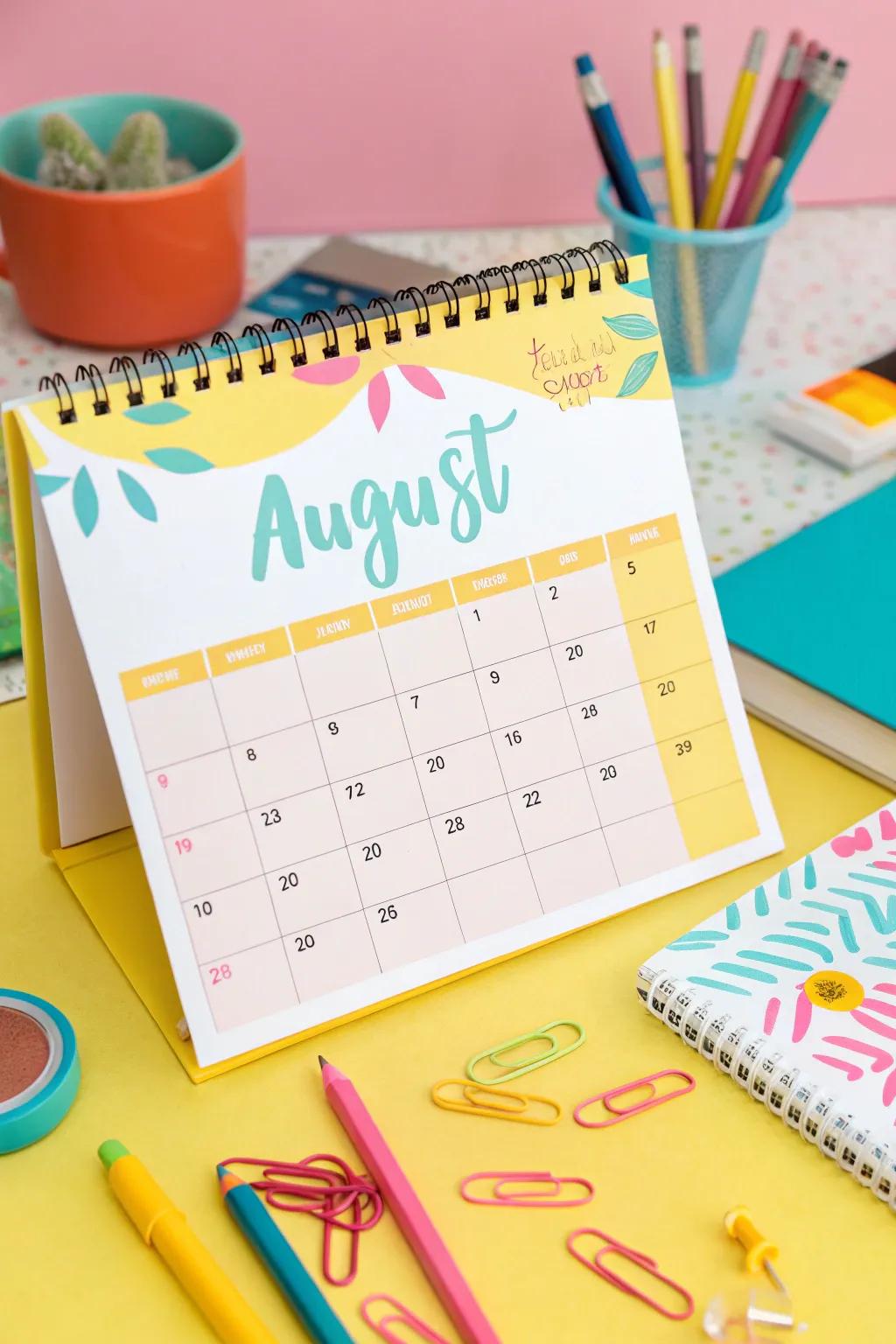 Capture the essence of summer with a vibrant and cheerful color selection.
